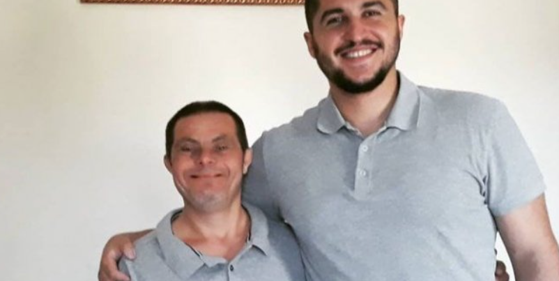 Down sendromlu bir babadan Suriyeli bir doktor